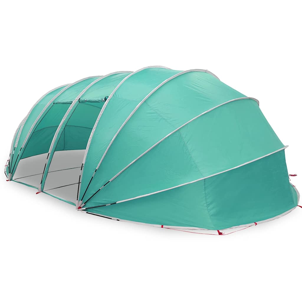 VidaXL tenda da piscina a cupola blu 640 x 432 x 205 cm