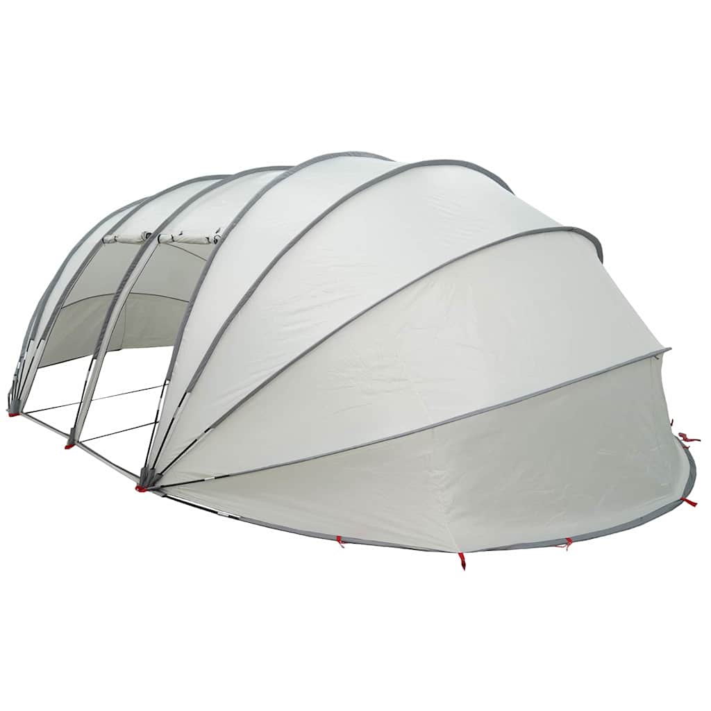 Tenda da piscina Vidaxx a cupola grigia 640 x 432 x 205 cm
