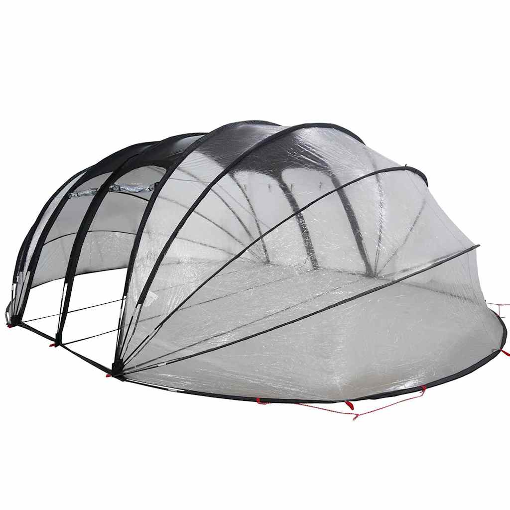 Tenda per piscina Vidaxx cupola trasparente 640 x 432 x 205 cm PVC