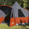 Tienda tipi Vidaxl con techo gris y naranja 720 x 465 x 295 cm