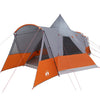 Tienda tipi Vidaxl con techo gris y naranja 720 x 465 x 295 cm