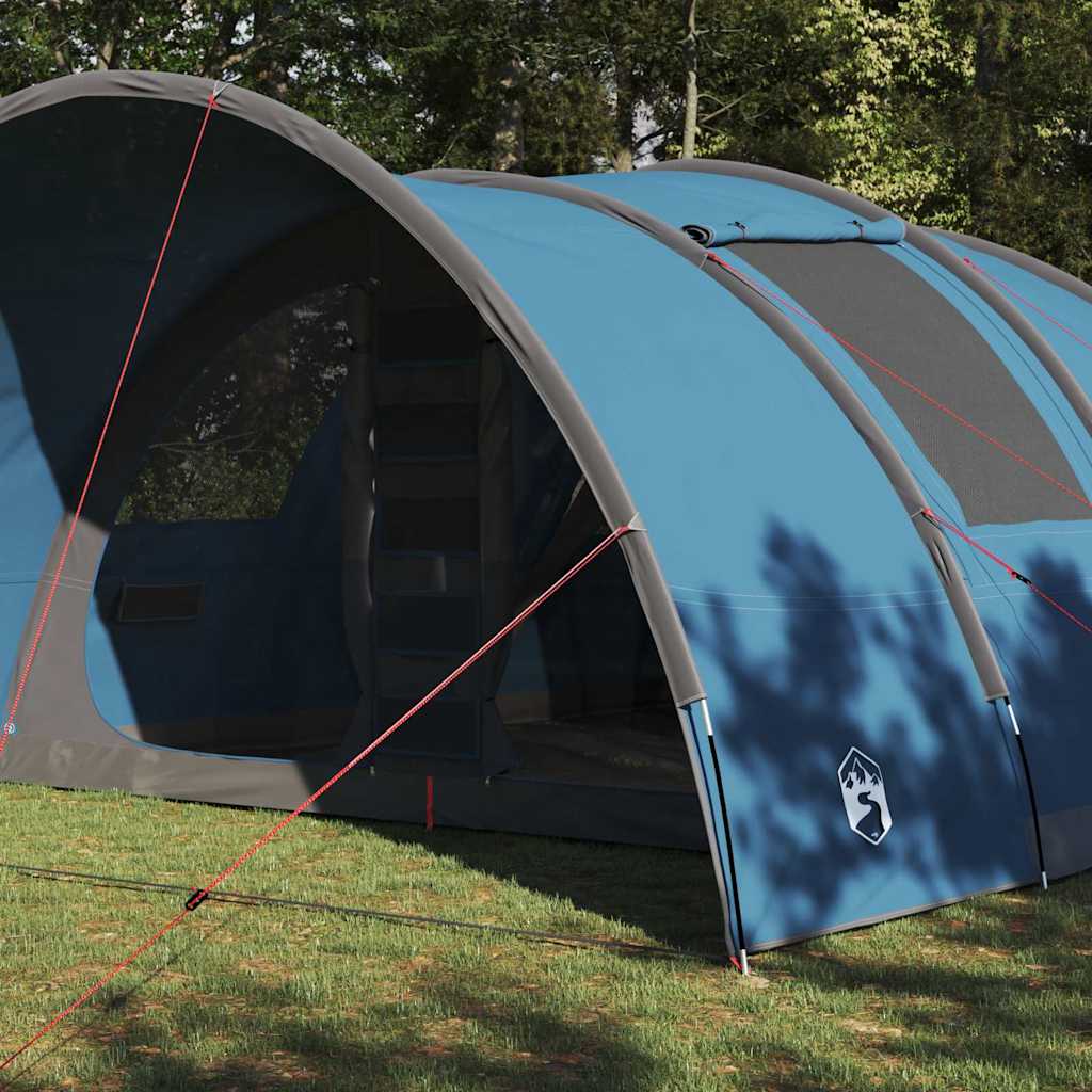 Tenda a tunnel Vidaxx con tetto con ripostiglio blu 710 x 460 x 245 cm