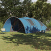 Vidaxl tunneltent met dak met opslag blauw 710 x 460 x 245 cm