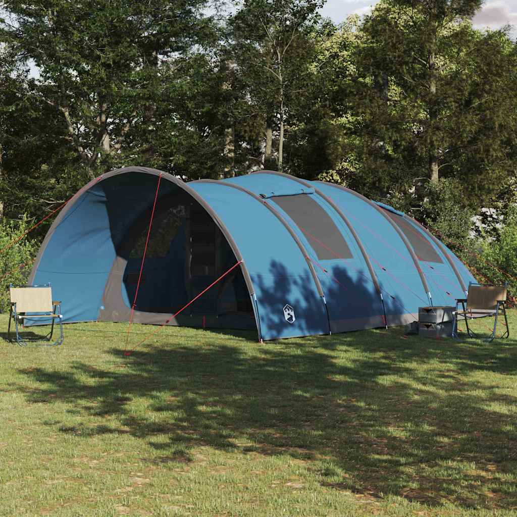 Tenda a tunnel Vidaxx con tetto con ripostiglio blu 710 x 460 x 245 cm