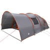 Tienda túnel Vidaxx con techo gris y naranja 710 x 460 x 245 cm