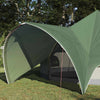 Tenda tipi Vidaxl con tetto verde e grigio 600 x 600 x 347 cm