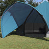 Tenda teepee Vidaxl con tetto blu e grigio 600 x 600 x 347 cm