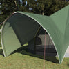 Vidaxl teepee tent met dak groen en grijs 600 x 600 x 347 cm