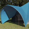 Tenda teepee Vidaxl con tetto blu e grigio 600 x 600 x 347 cm