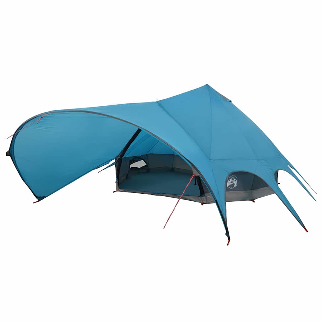 Tenda teepee Vidaxl con tetto blu e grigio 600 x 600 x 347 cm