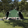 Tienda domo Vidaxx con techo y almacenamiento verde 505 x 450 x 248 cm