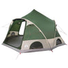 Tienda domo Vidaxx con techo y almacenamiento verde 505 x 450 x 248 cm