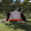 Vidaxl koepeltent met dak grijs en oranje 505 x 450 x 248 cm