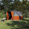 Tienda de campaña vidaxx con techo gris y naranja 425 x 396 x 222 cm