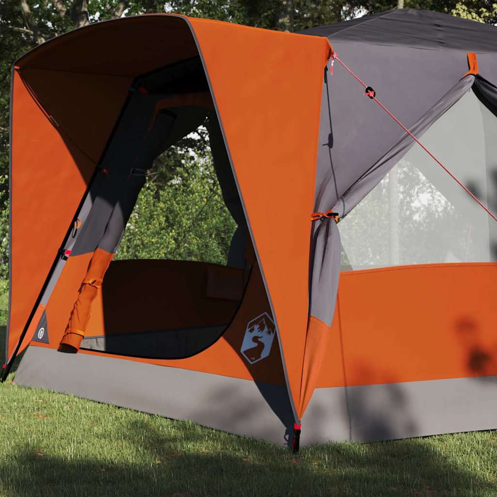 Tienda de campaña vidaxx con techo gris y naranja 400 x 350 x 212 cm