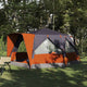 Tienda de campaña vidaxx con techo gris y naranja 400 x 350 x 212 cm