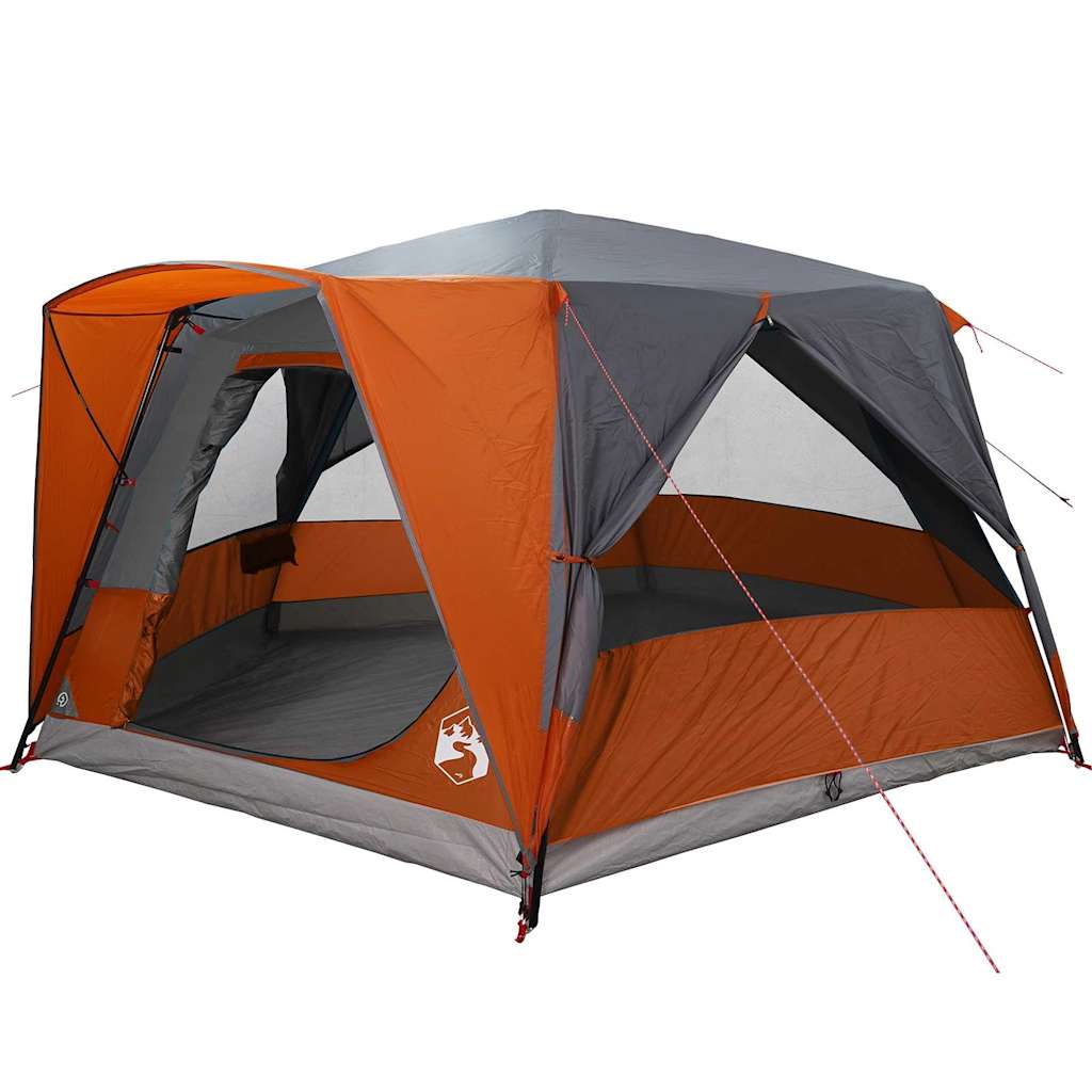 Tienda de campaña vidaxx con techo gris y naranja 400 x 350 x 212 cm