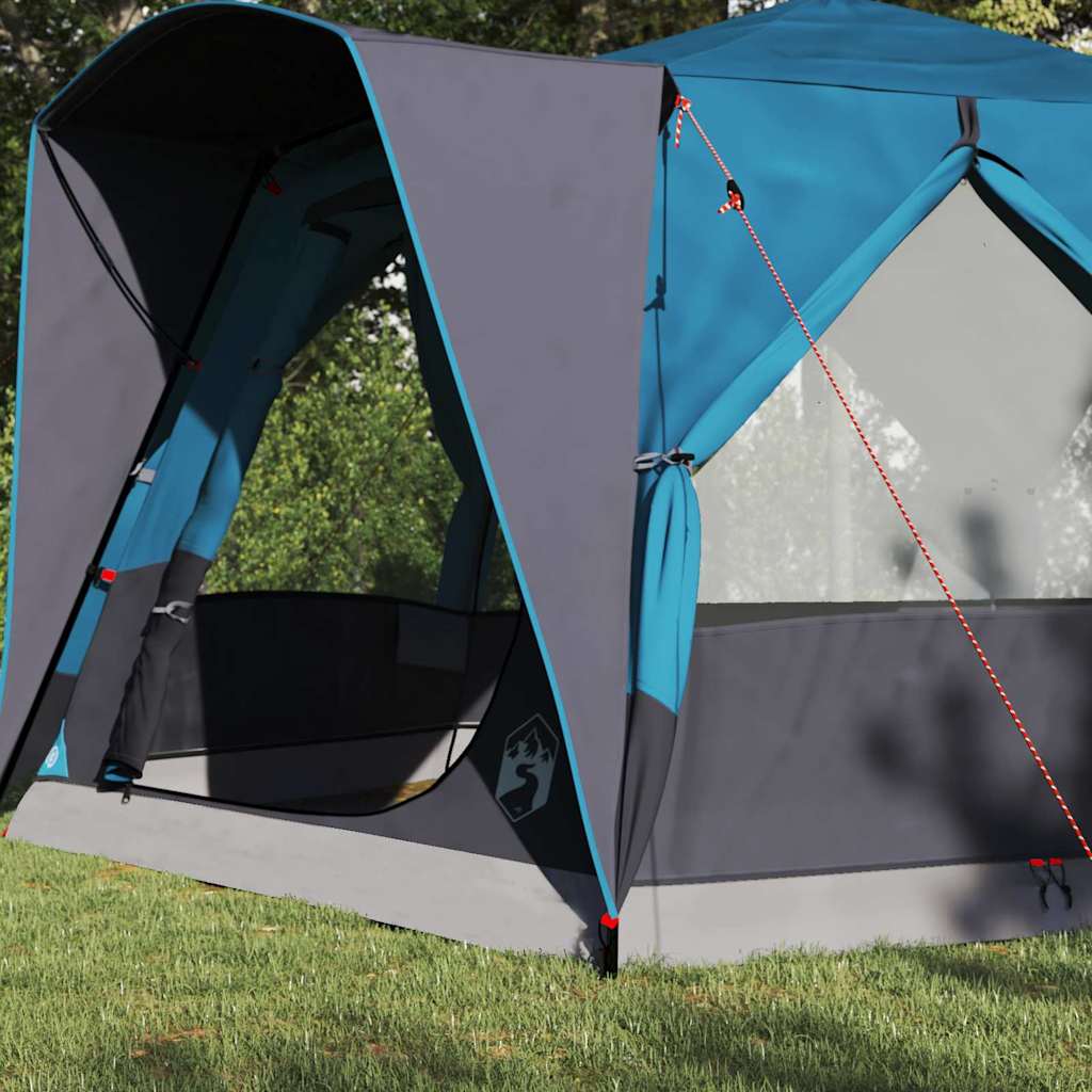 Tenda da casa Vidaxx con tetto blu e grigio 333 x 317 x 194 cm