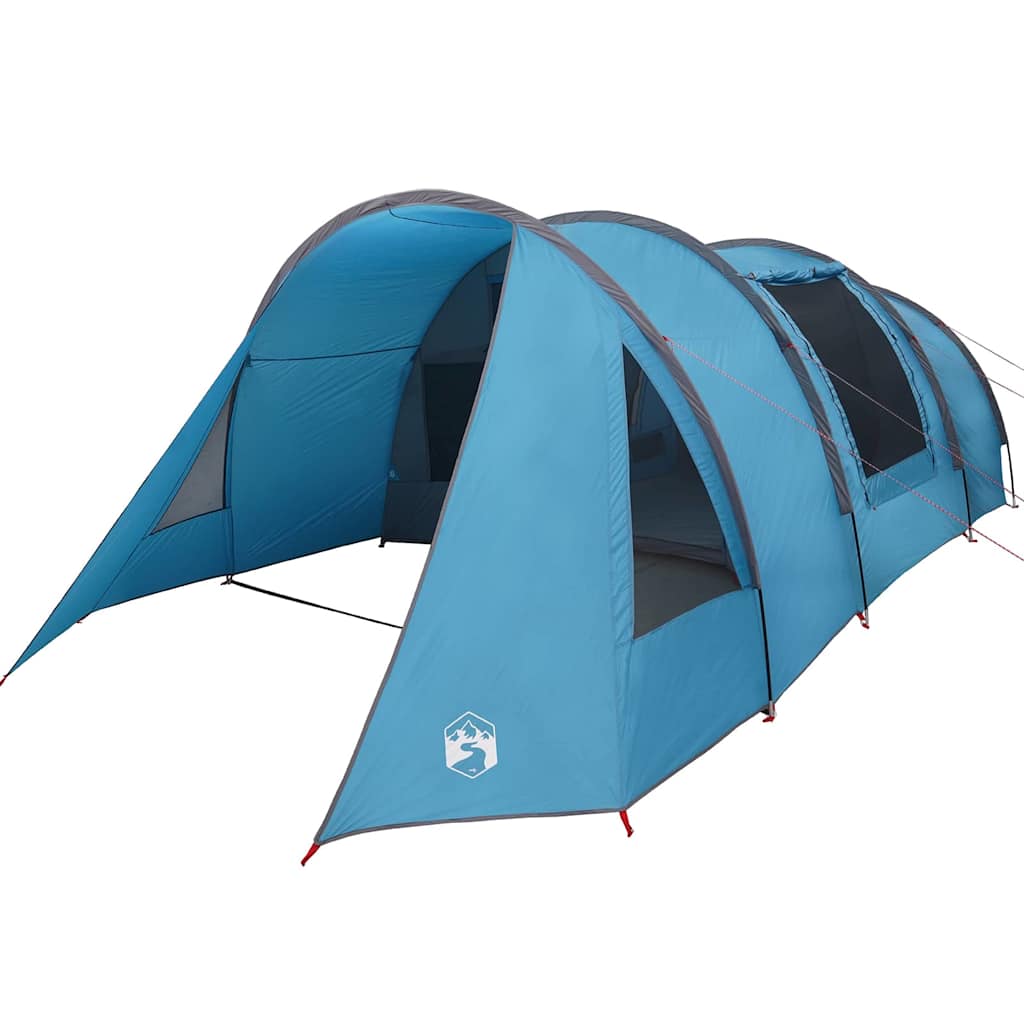 Tienda túnel vidaxx con techo con almacenaje azul y gris 778 x 356 x 210 cm