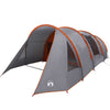 Tienda túnel Vidaxx con techo gris y naranja 778 x 356 x 210 cm