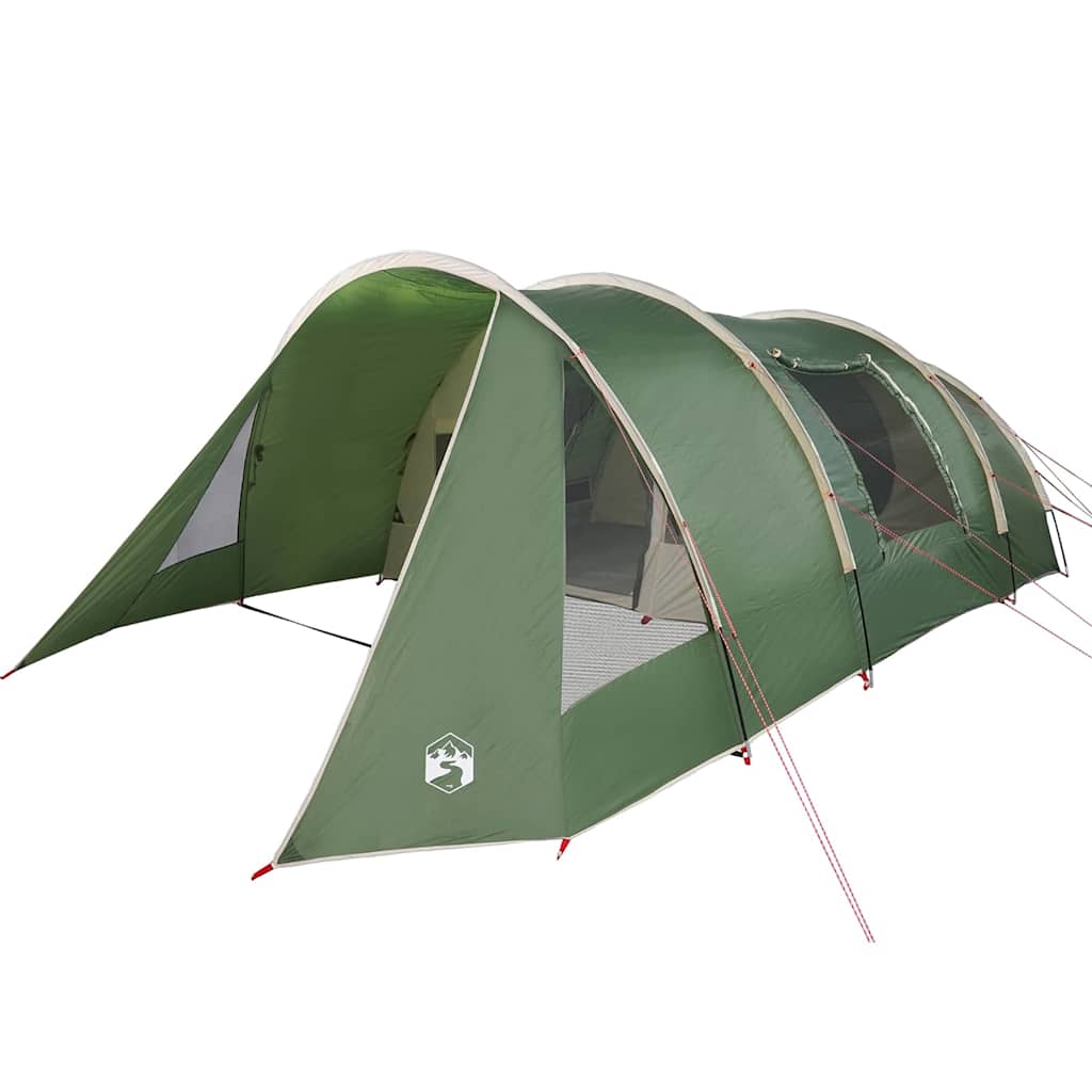 Vidaxl tunneltent met dak met opslag groen en wit 778 x 356 x 210 cm
