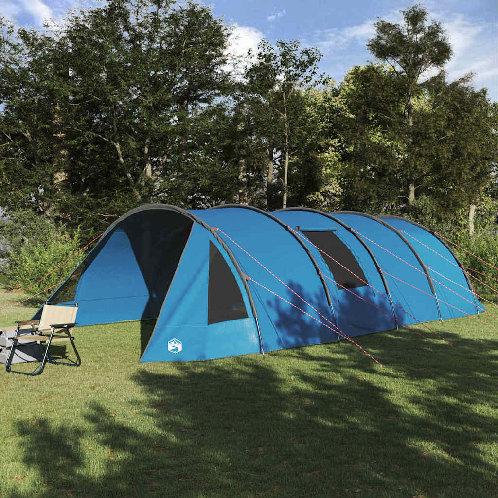 Tienda túnel vidaxx con techo con almacenaje azul y gris 778 x 356 x 210 cm