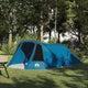 Tenda a tunnel Vidaxx con tetto con ripostiglio blu e grigio 328 x 228 x 115 cm