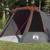 Tienda túnel vidaxx con techo gris y naranja 328 x 228 x 115 cm