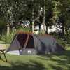 Tienda túnel vidaxx con techo gris y naranja 328 x 228 x 115 cm