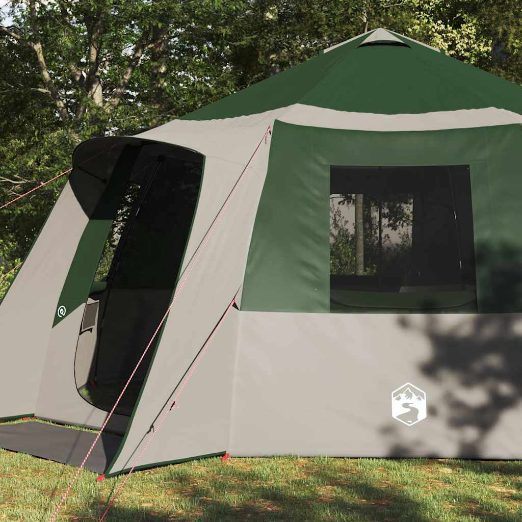 Tienda de campaña vidaxx con techo verde y gris 500 x 500 x 294 cm