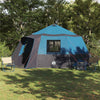 Tenda Vidaxx con tetto blu e grigio 500 x 500 x 294 cm