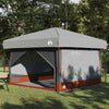 Tienda interior vidaxx con techo gris y naranja 300 x 300 x 250 cm