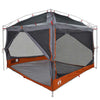 Tienda interior vidaxx con techo gris y naranja 300 x 300 x 250 cm