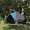 Tienda tipi Vidaxl con techo azul y gris 490 x 410 x 210 cm