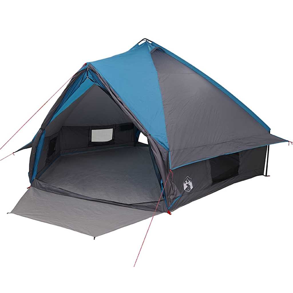Tienda tipi Vidaxl con techo azul y gris 490 x 410 x 210 cm
