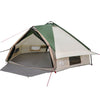 Tienda tipi Vidaxl con techo con almacenaje verde y blanco 490 x 410 x 210 cm
