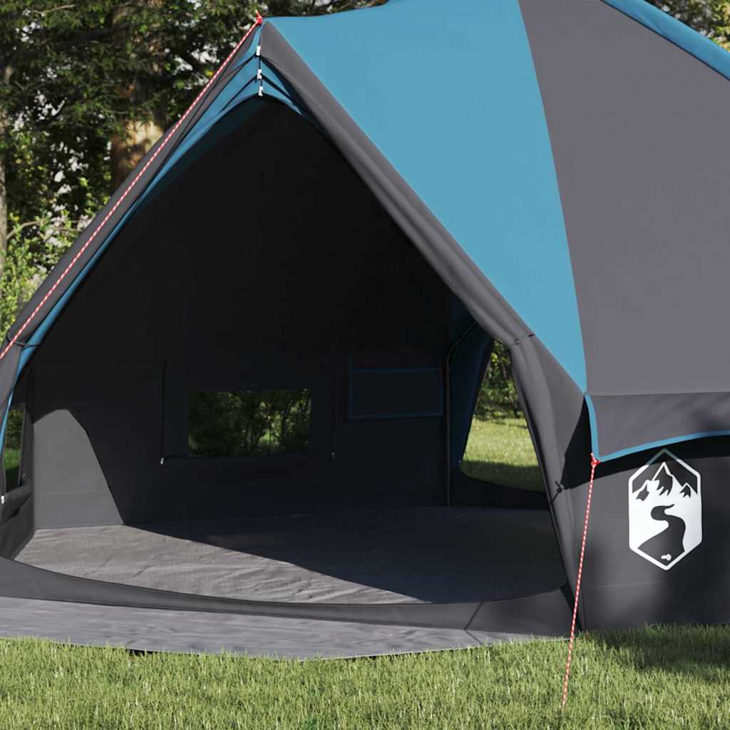 Tenda tipi Vidaxl con tetto blu e grigio 490 x 410 x 210 cm