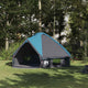 Tenda tipi Vidaxl con tetto blu e grigio 490 x 410 x 210 cm