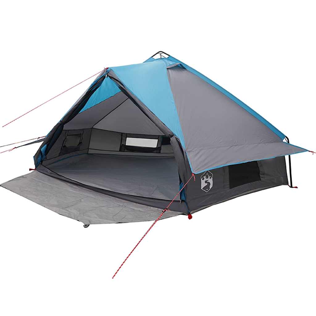 Tenda tipi Vidaxl con tetto blu e grigio 490 x 410 x 210 cm