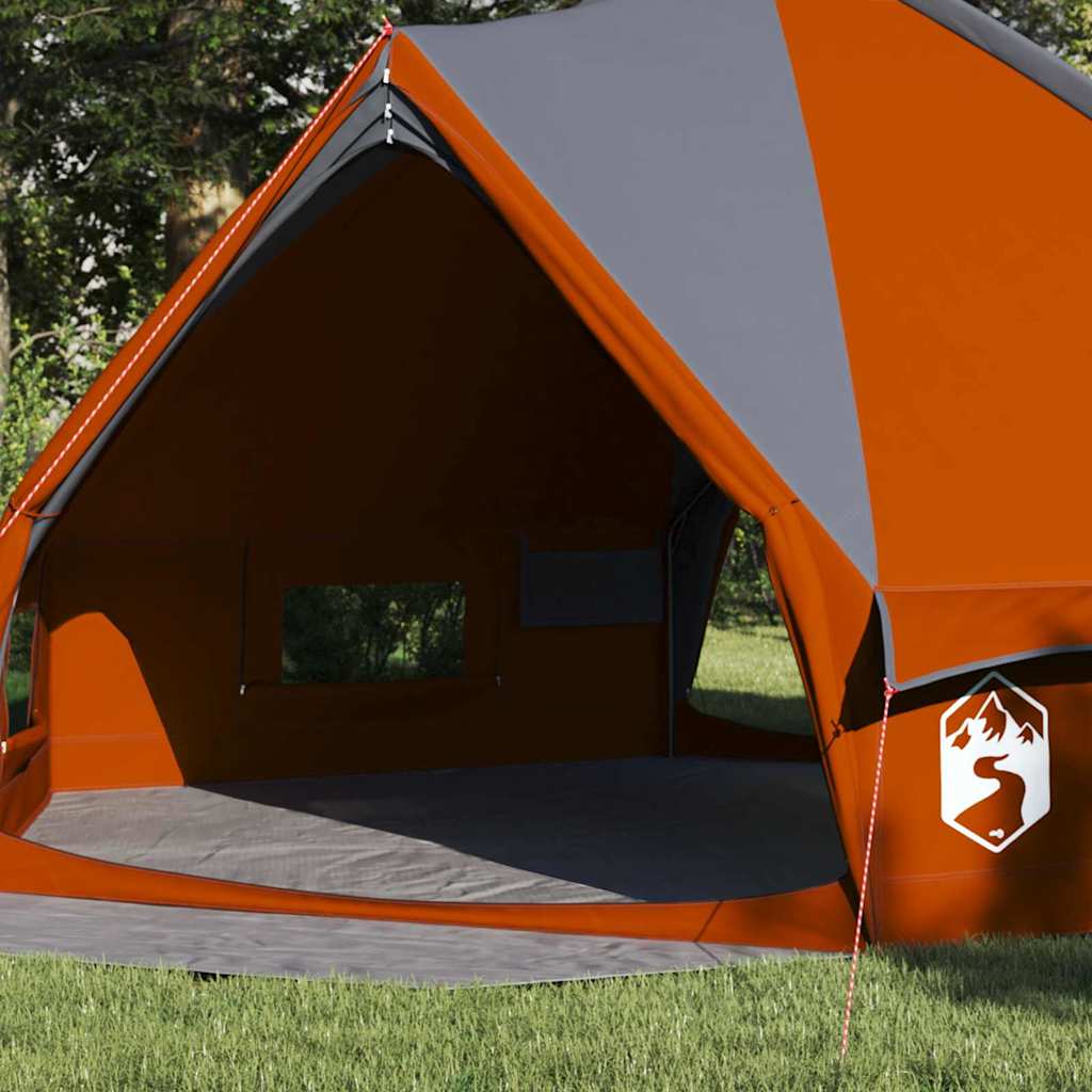 Tenda teepee Vidaxl con tetto grigio e arancione 490 x 410 x 210 cm