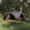 Tenda familiare Vidaxx con tetto grigio e arancione 460 x 430 x 214 cm