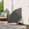 Vidaxl balkon privacy scherm zwart 115 x 115 cm polyester