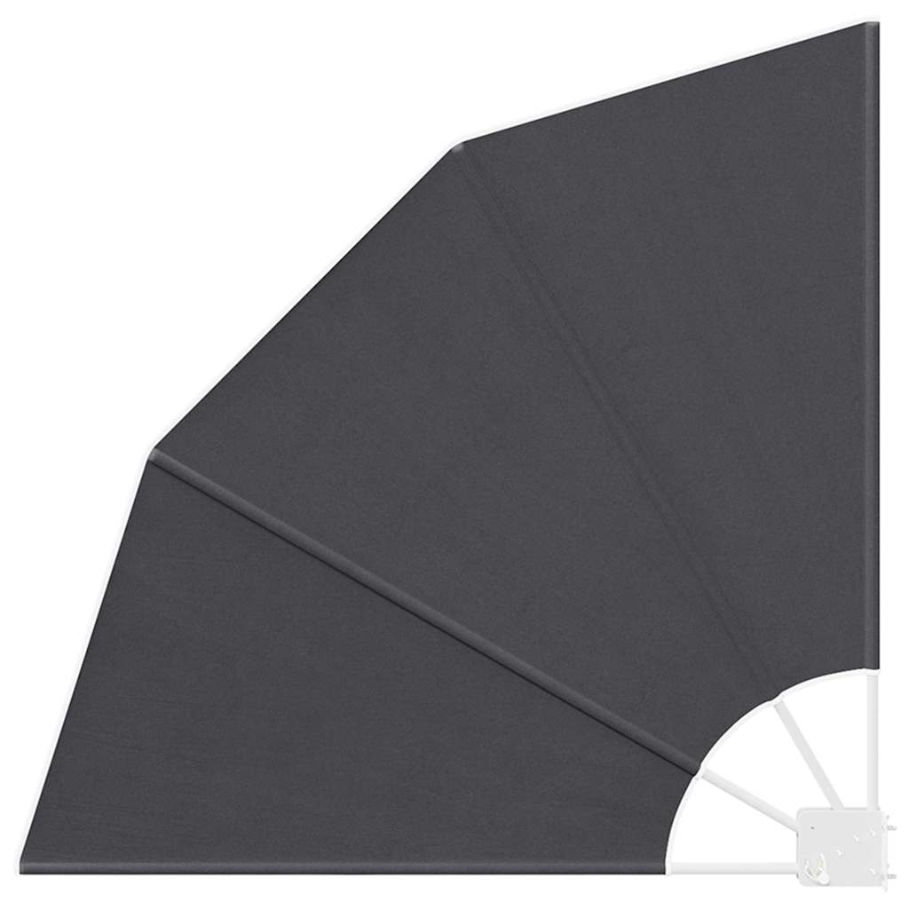 Vidaxl balkon privacy scherm zwart 115 x 115 cm polyester