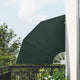 Vidaxl balkon privacy scherm donkergroen 115 x 115 cm polyester