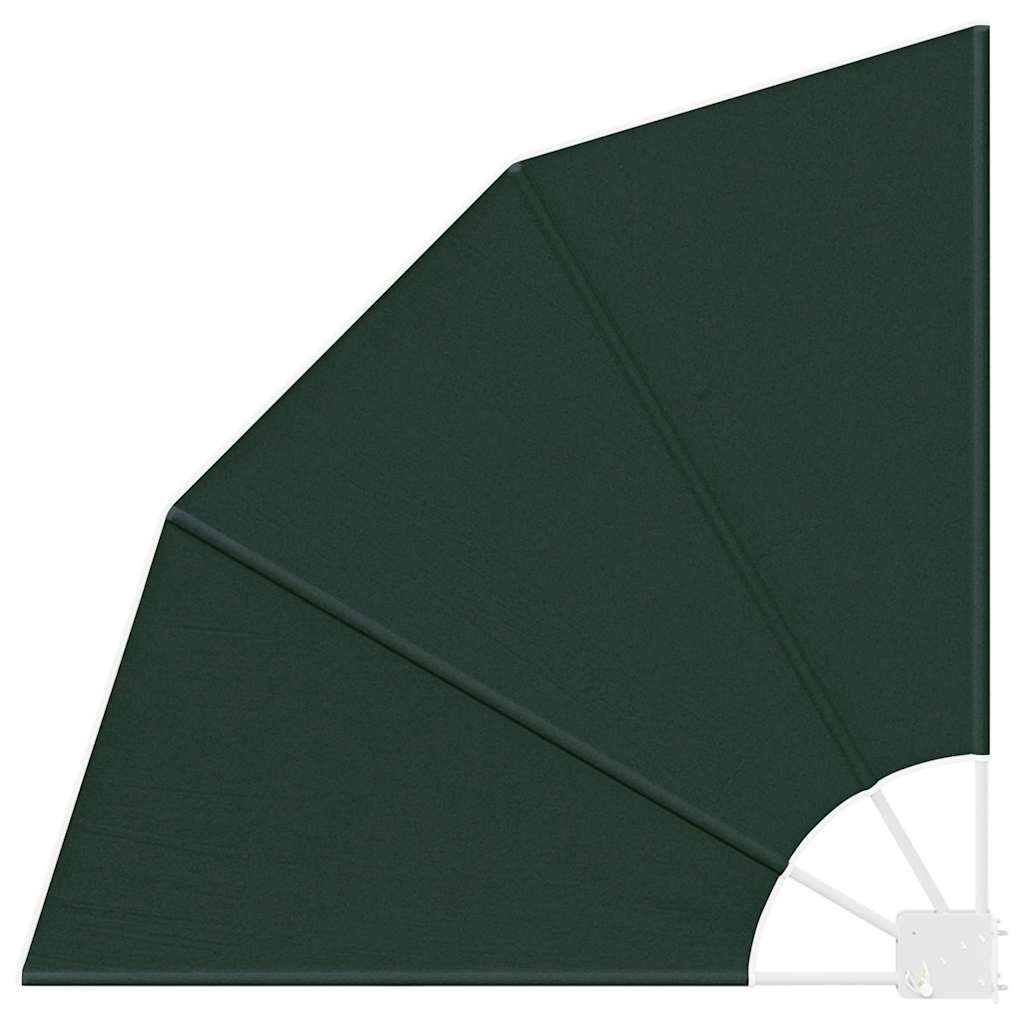 Vidaxxl frangivista per balcone verde scuro 115 x 115 cm in poliestere