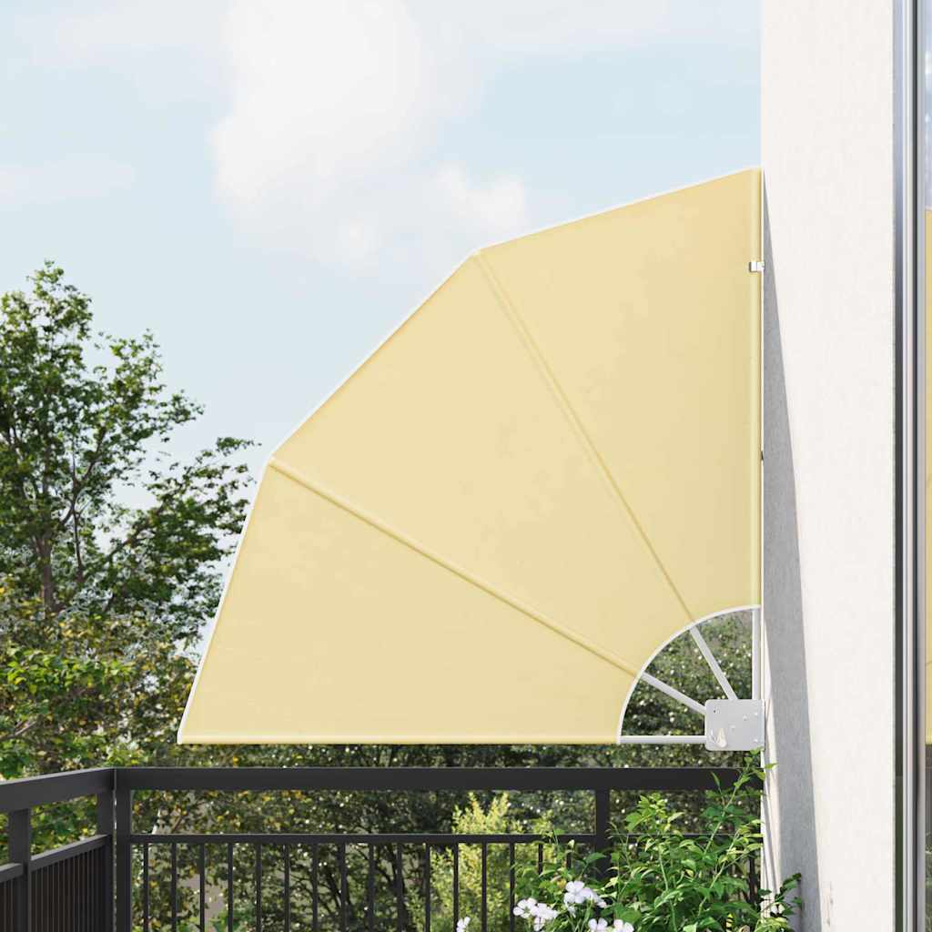 Vidaxl balkon privacy scherm zand 115 x 115 cm polyester