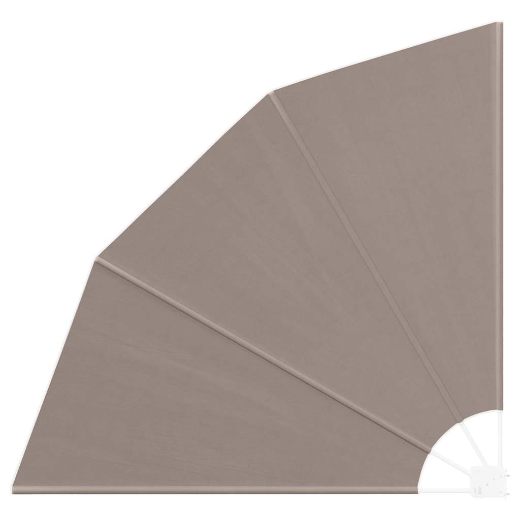VidaXL frangivista per balcone tortora 160 x 160 cm in poliestere