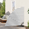 Vidaxl balkon privacy scherm antraciet en wit 160 x 160 cm polyester
