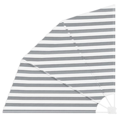 Vidaxl balkon privacy scherm antraciet en wit 160 x 160 cm polyester