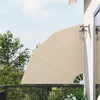 Vidaxxl mampara de privacidad para balcón beige 140 x 140 cm poliéster